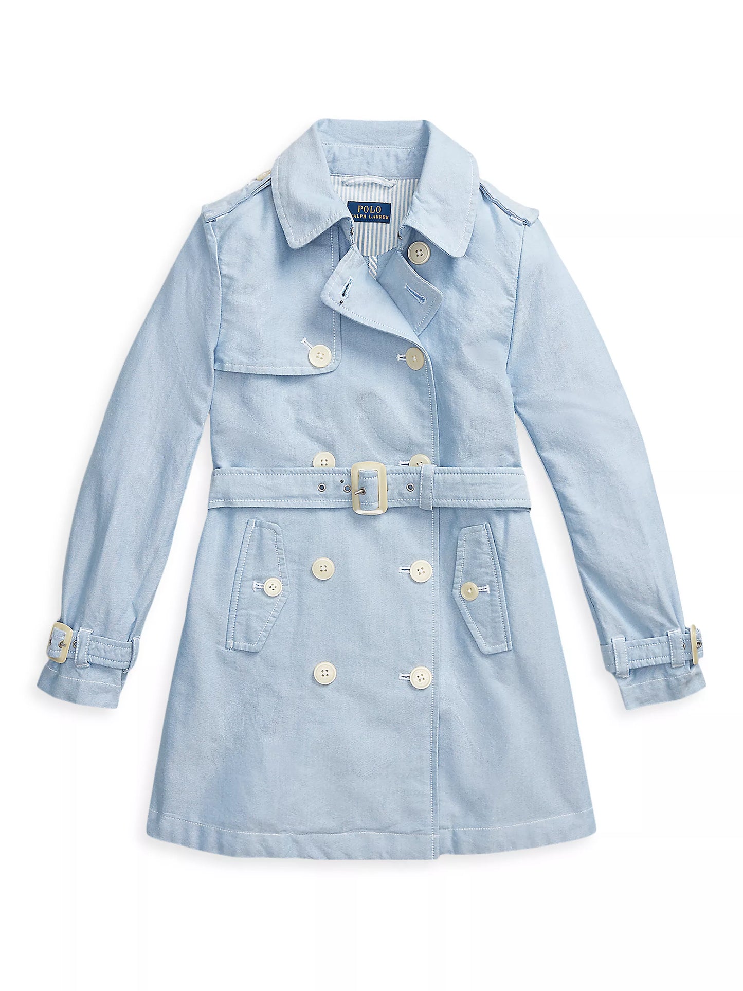 Polo Ralph Lauren Girl's Double-Breasted Trench Coat currently online $102.00