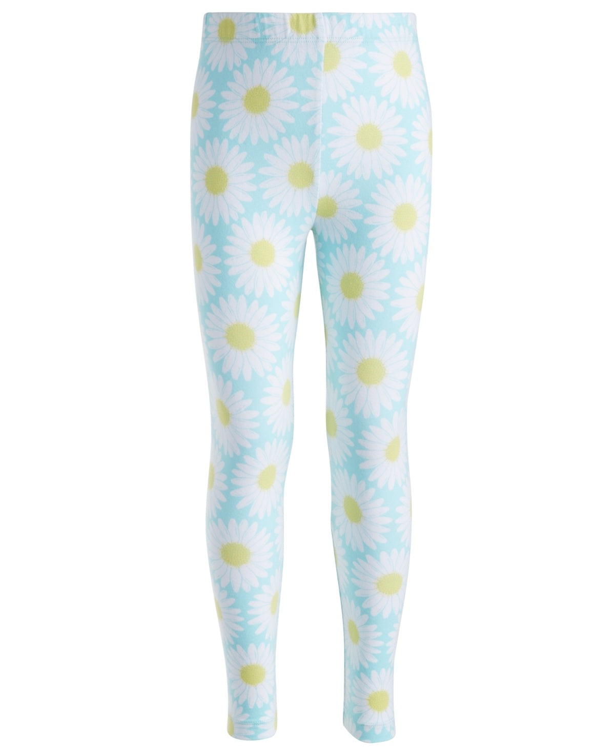 Epic Threads Girls Daisy-Print Leggings- Refreshing Teal