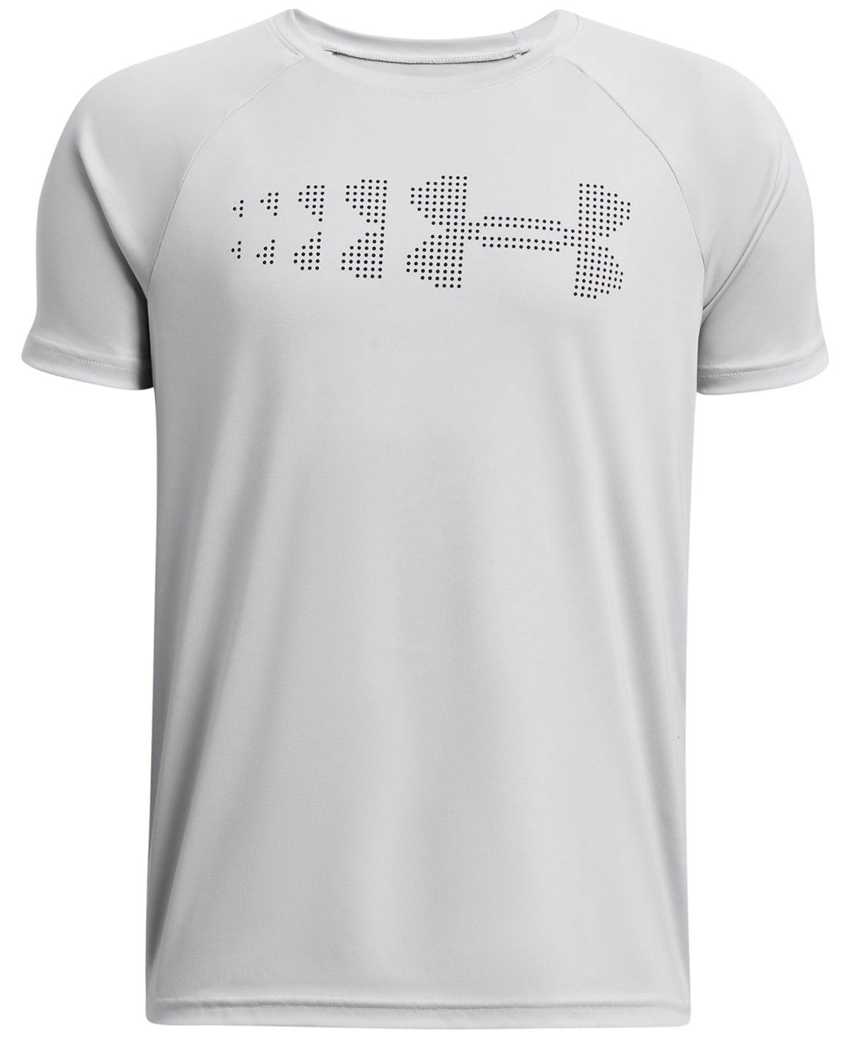Under Armour Boys' Tech Stadium Lights Short Sleeve T-Shirt Mod Gray/Black
