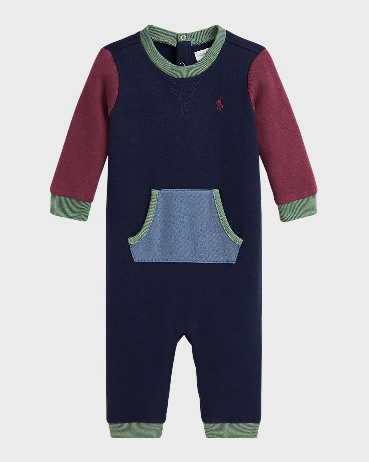 Polo Ralph Lauren Baby Colorblocked Fleece Coverall - Multi