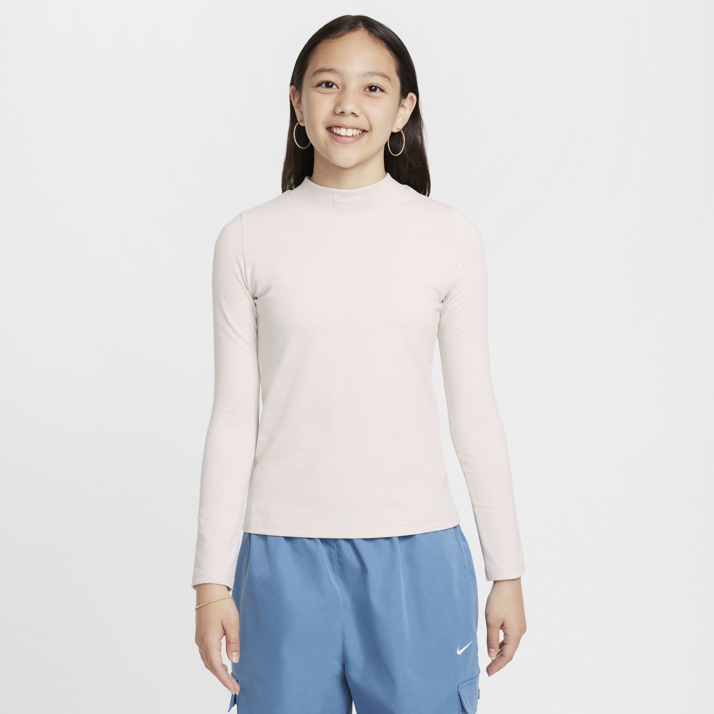 Nike Big Girls Sportswear Long-Sleeve Top