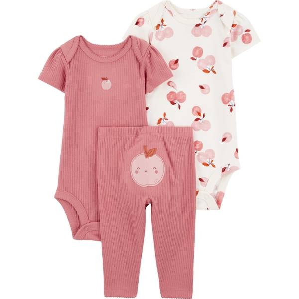 Carter's Baby Boys and Baby Girls 3-Pc. Little Character Bodysuit & Pant Set