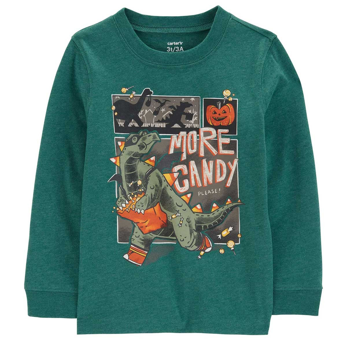 Carter's Toddler Boy Halloween Long Sleeve Graphic Tee