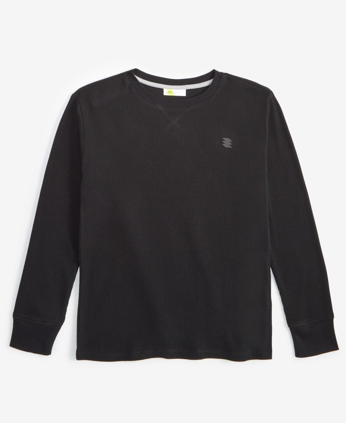 Epic Threads Big Boys Embroidered Thermal Waffle-Knit Long-Sleeve T-Shirt