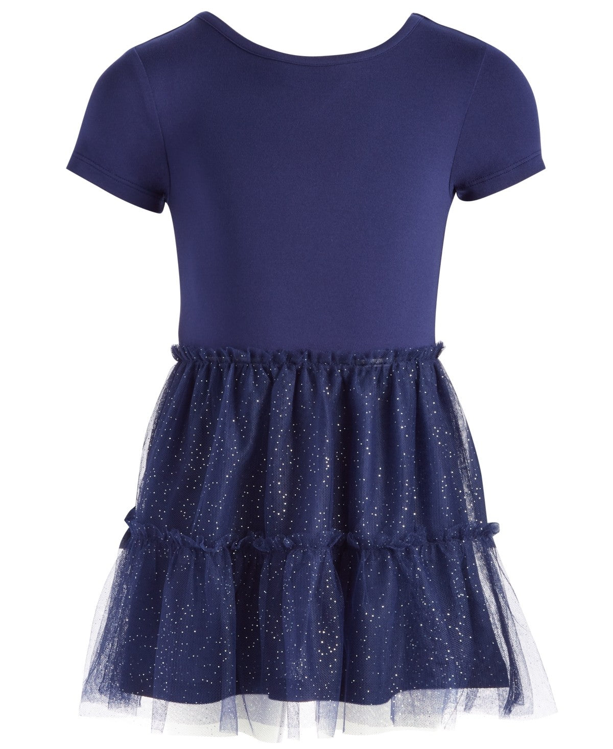 Epic Threads Toddler Girls Glitter Tulle Dress- Medieval Blue
