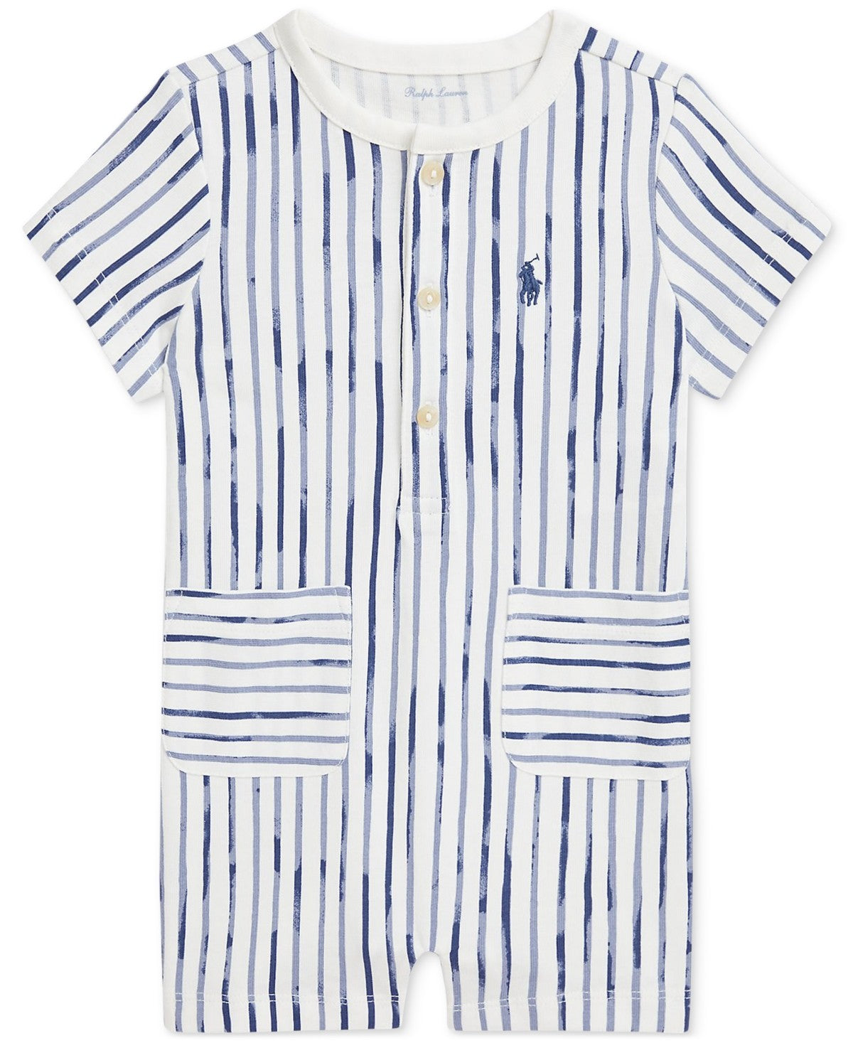 Polo Ralph Lauren Baby Boys Striped Jersey Shortall