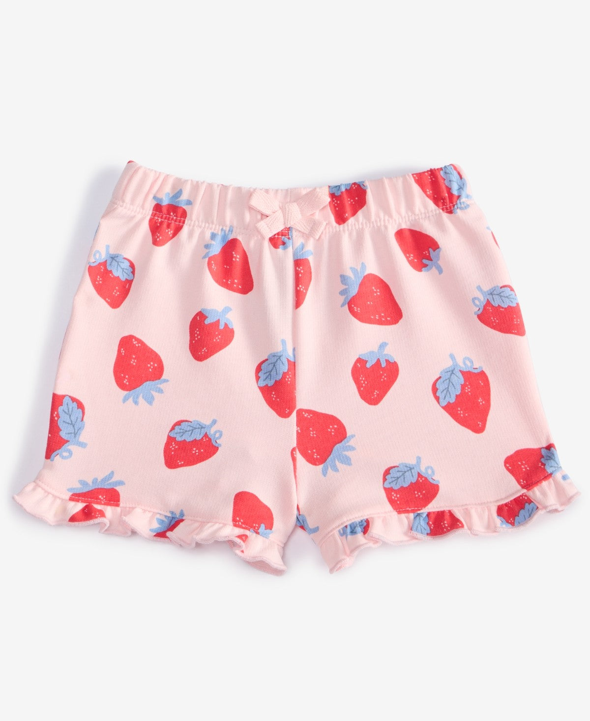 First Impressions Baby Girls Mix and Match Strawberry-Print Shorts