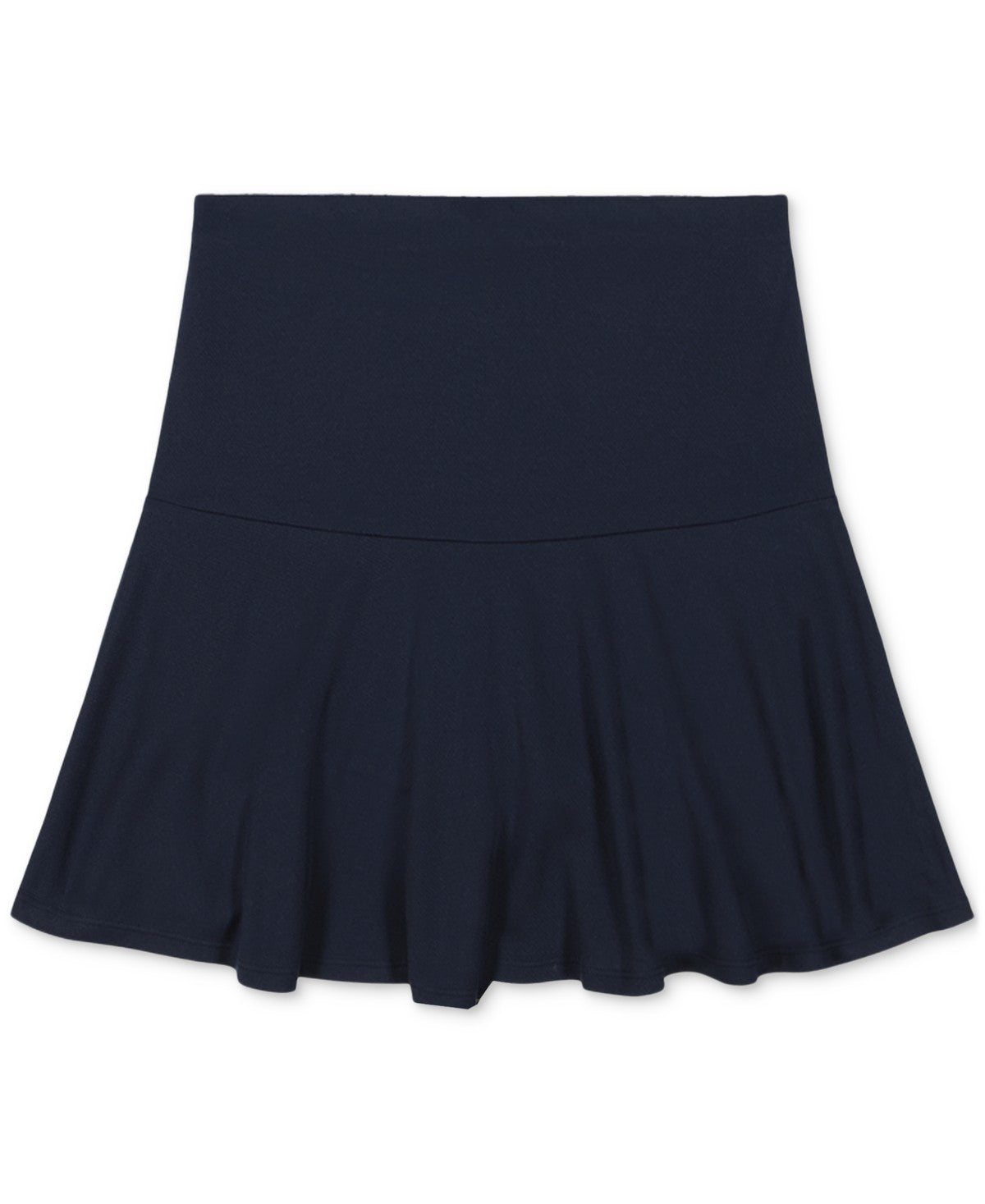 Nautica Big Girls Uniform Drop-Waist Flounce Scooter Skirt - Navy