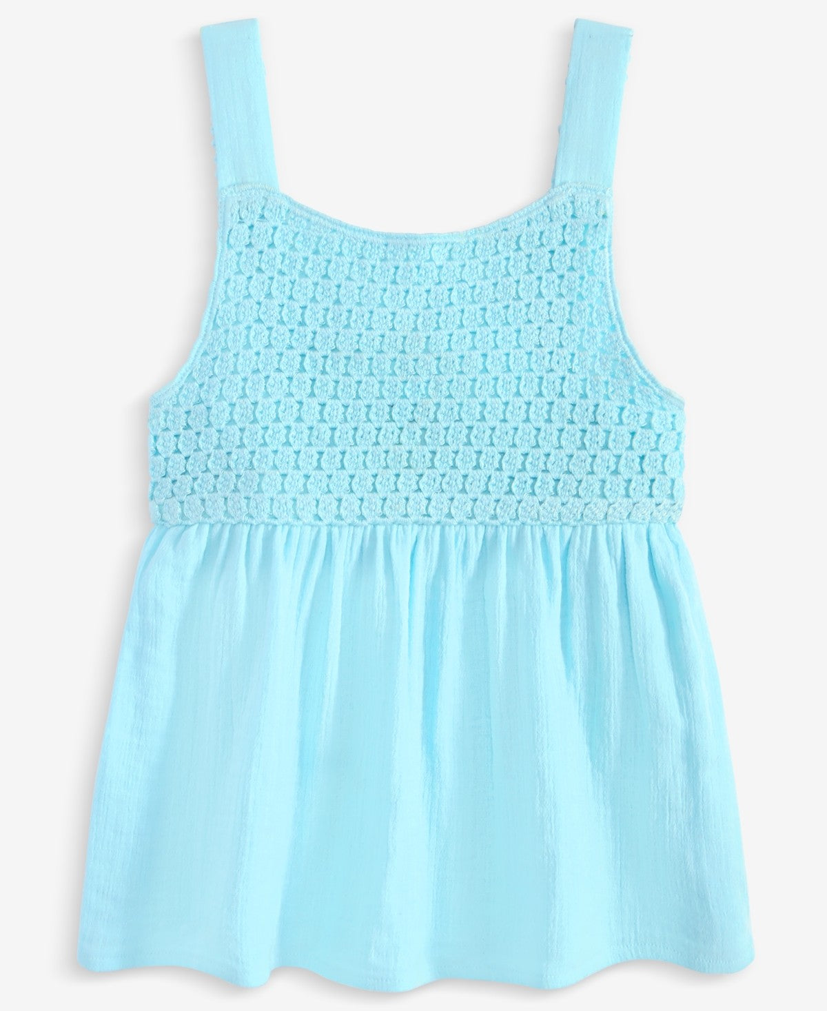 Epic Threads Little Girls Cotton Crochet Swing Tank Top