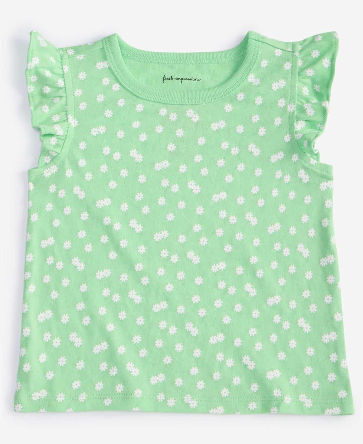 First Impressions Baby Girls Mix and Match Daisy Dot-Print T-Shirt