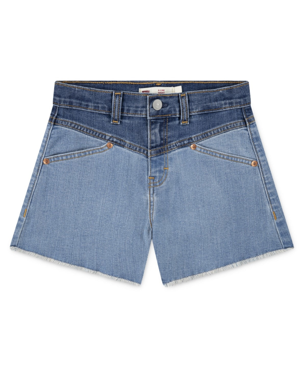 Levi's Big Girls Western A-Line Shorts