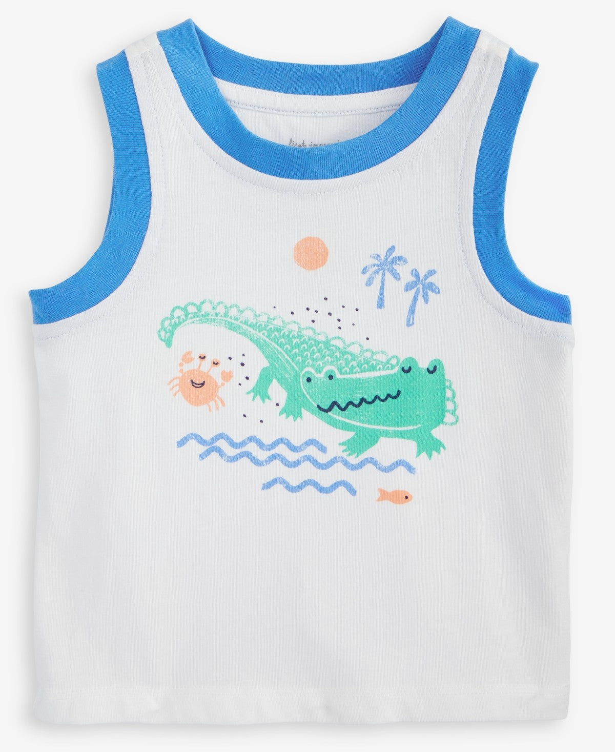 First Impressions Baby Boys Mix and Match Alligator Graphic Tank Top