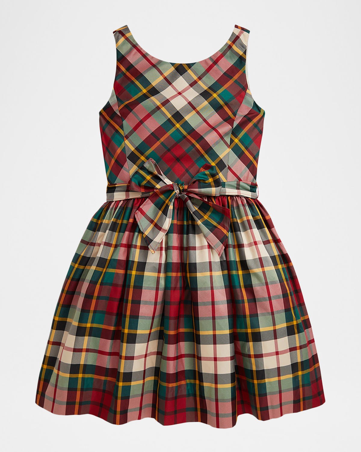 Polo Ralph Lauren Girls' Plaid Taffeta Dress