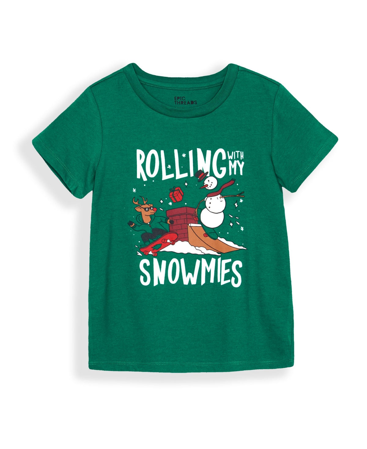 Epic Threads Boys Short Sleeve Text with Graphic T-shirt