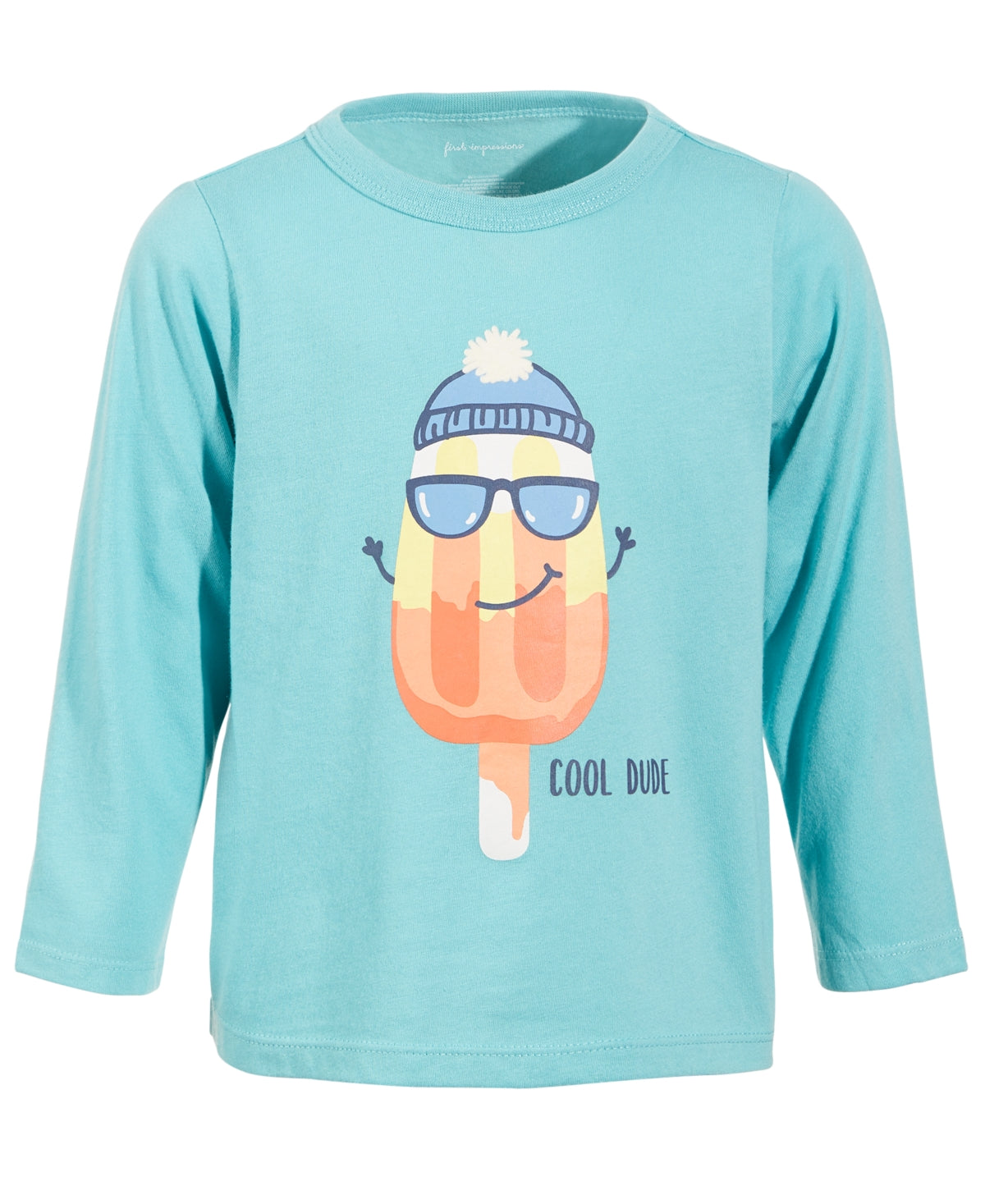 First Impressions Baby Boys Popsicle Dude Long-Sleeve T-Shirt