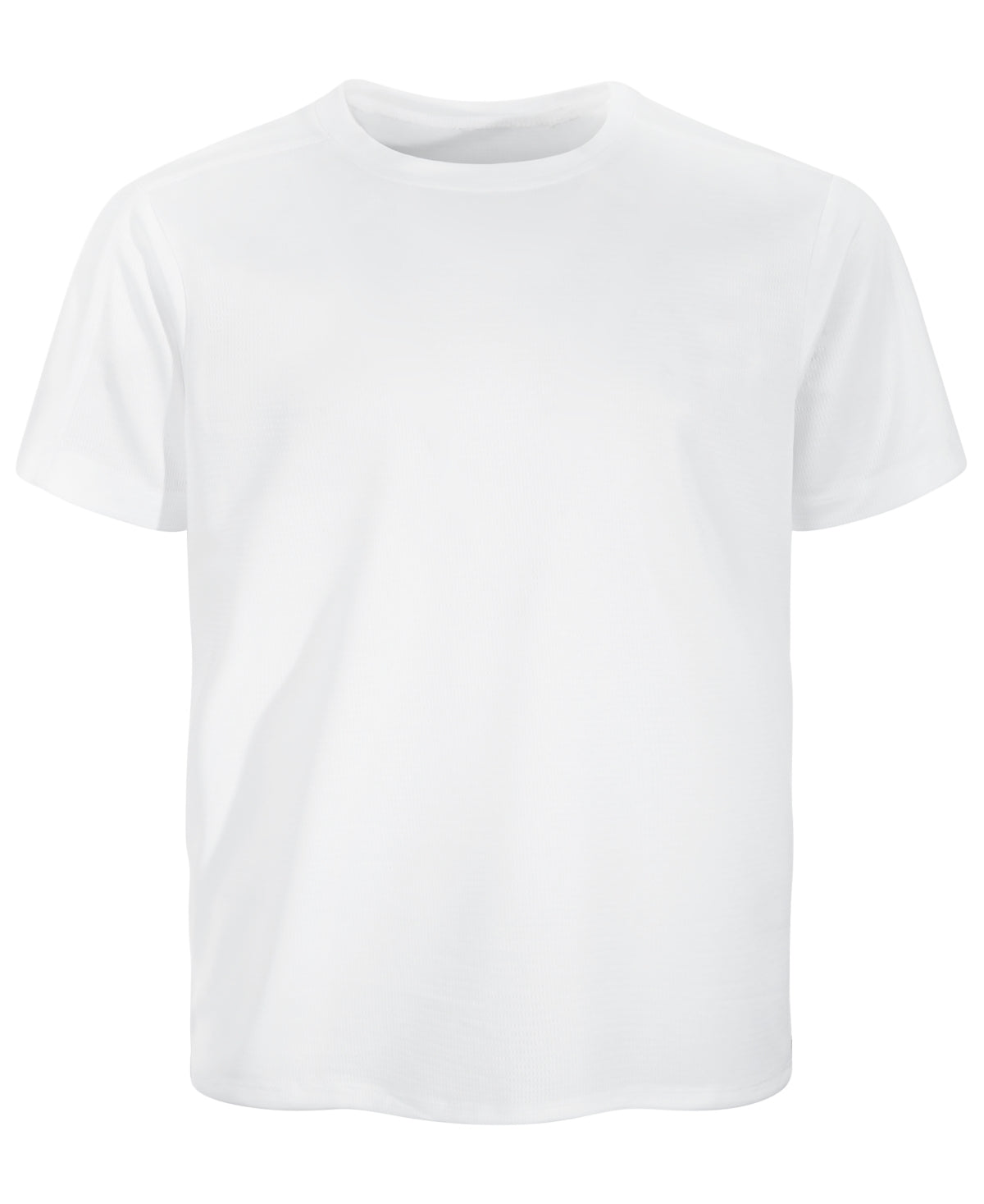 ID Ideology Boys Core Training Short Sleeve Shirt with Crew Neck- BRIGHT WHITE