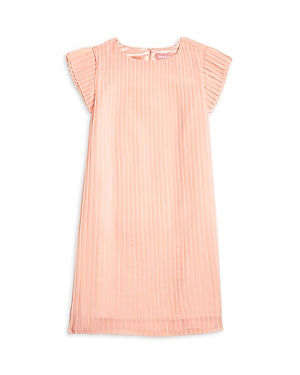 Bcbg Girls' Pleated Chiffon Shift Dress