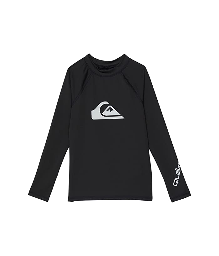 Quicksilver Boys All Time Long Sleeve Rash Guard - Black