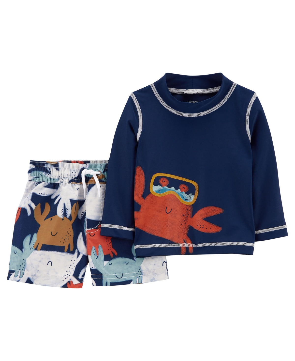Carter's Toddler Boy Crab Rashguard Top ONLY