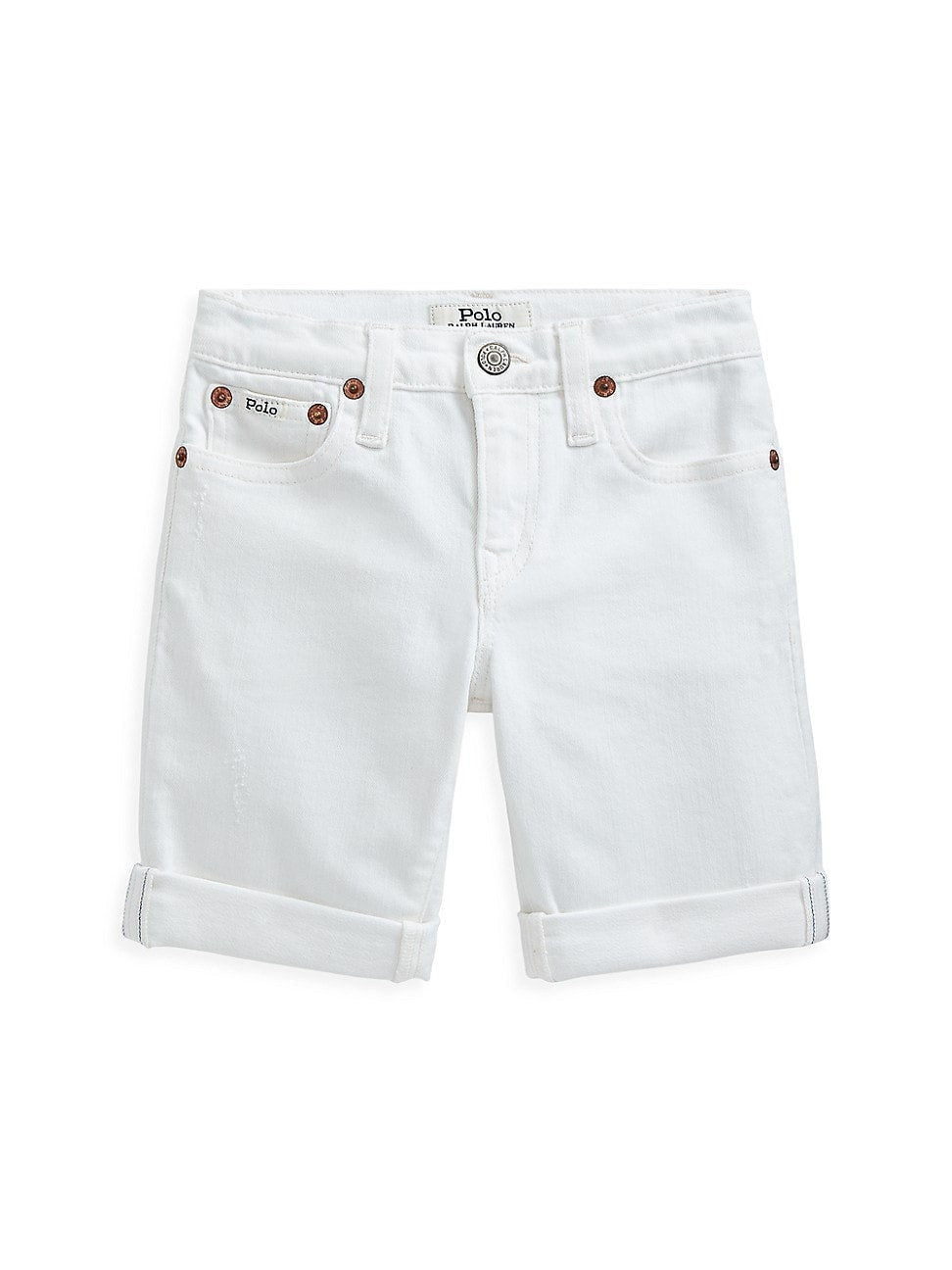 Polo Ralph Lauren Boys Sullivan Slim Stretch Denim Shorts - Dell White these are $40.99 right now online
