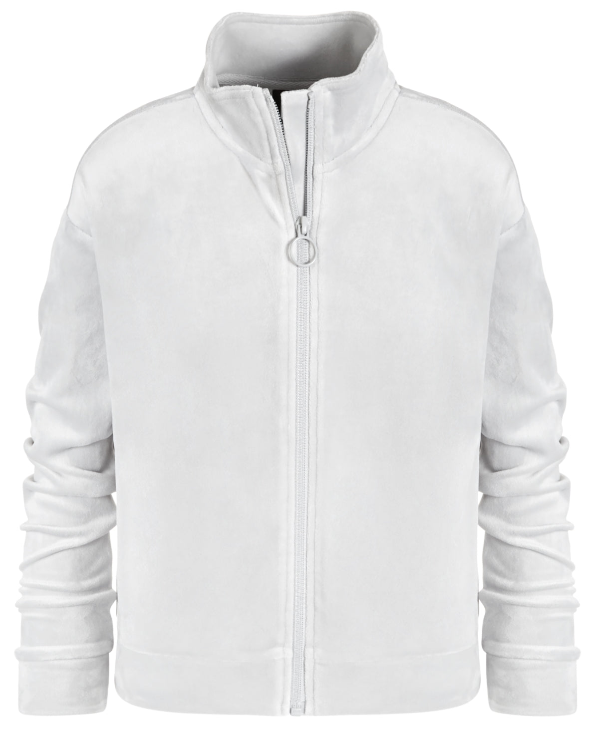 ID Ideology Big Girls Velour Long-Sleeve Zip-up Sweatshirt