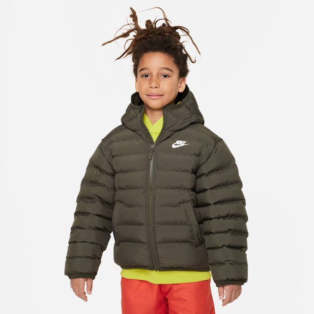 Nike Unisex Green Puffer Jacket