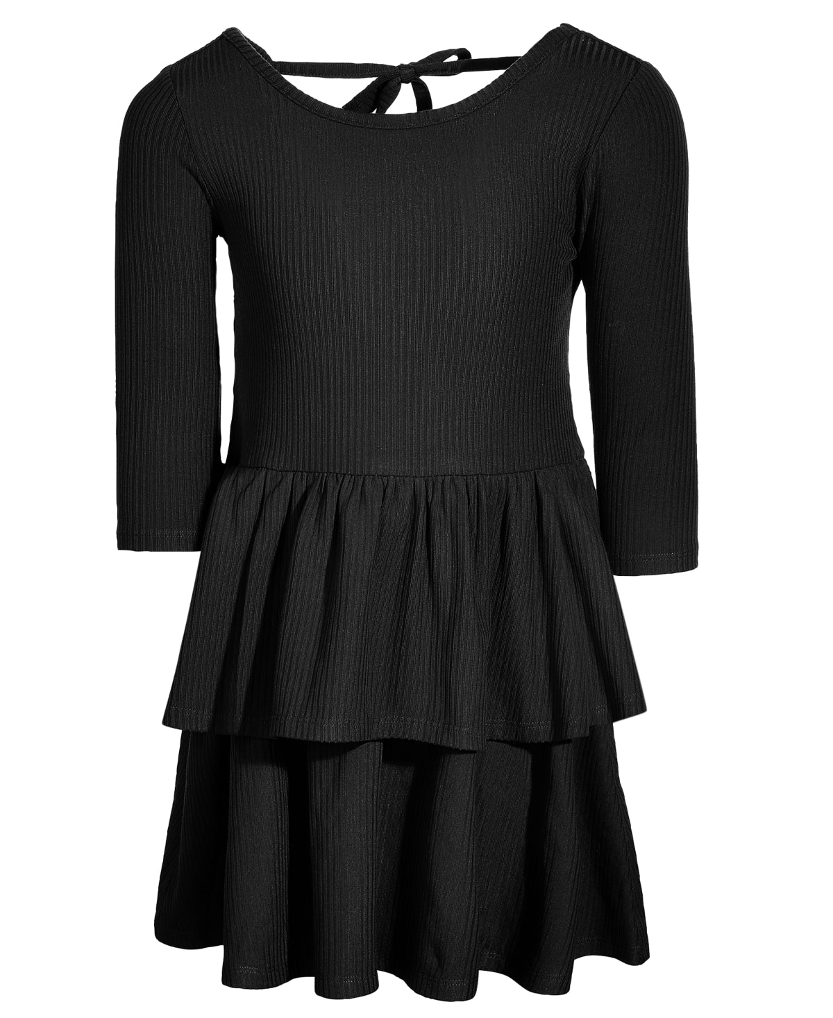 Epic Threads Little Girls Ribbed-Knit Tiered Ruffle Dress