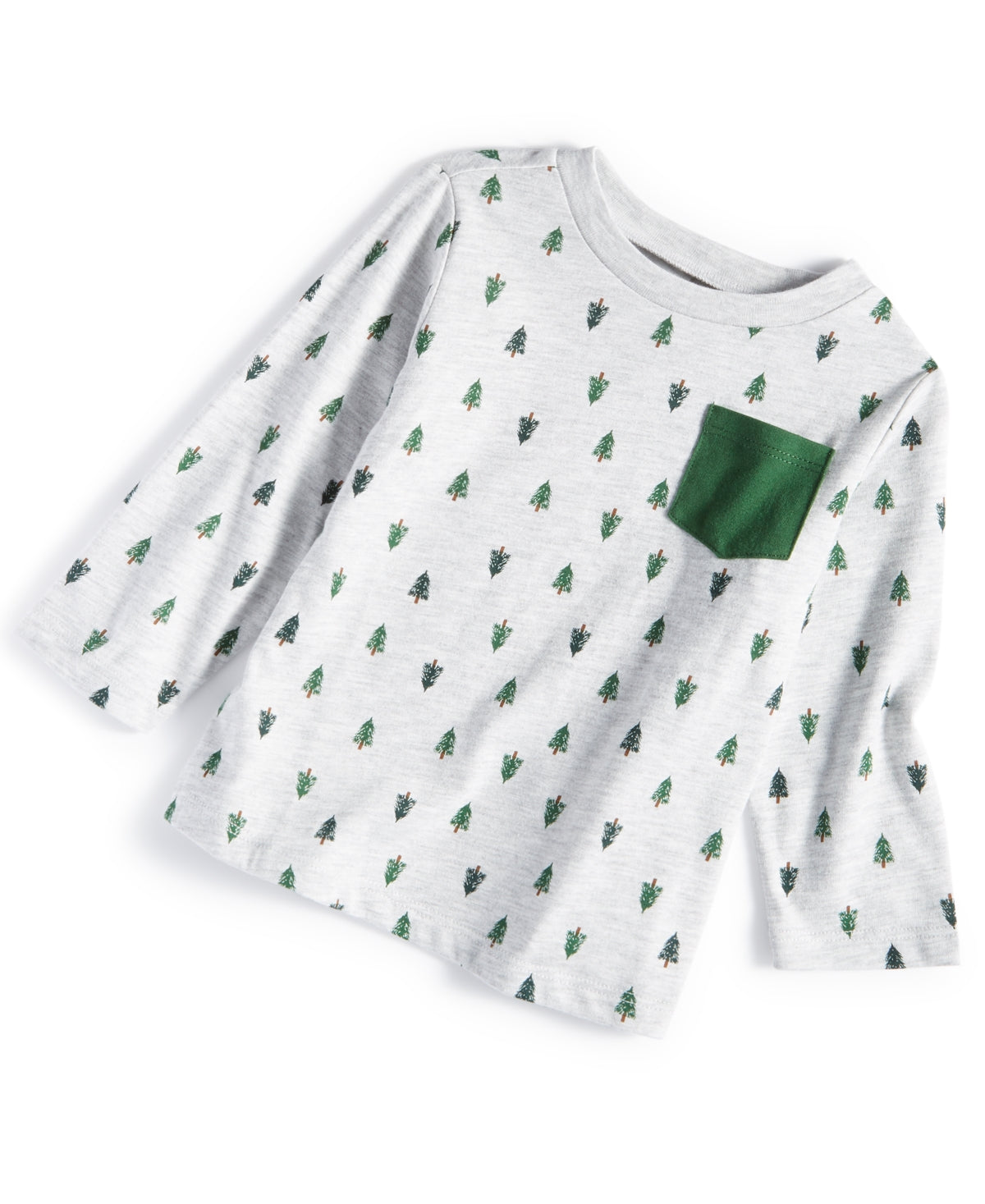 First Impressions Toddler Boys Trees Shirt - Slate Hthr