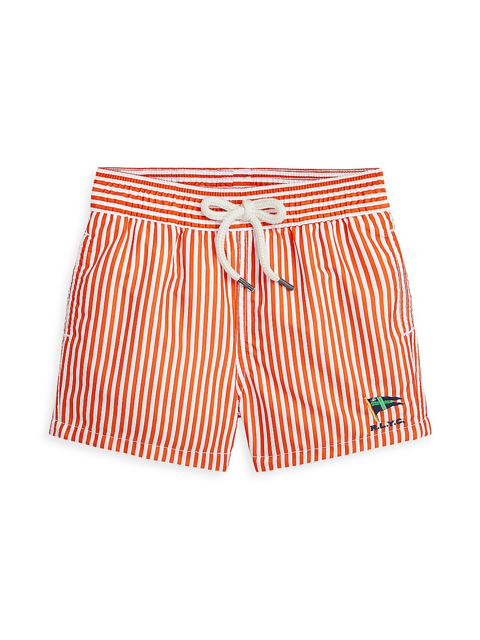 Polo Ralph Lauren Kids Traveler Swim Trunks(Club Stripe) Boy's Swimwear