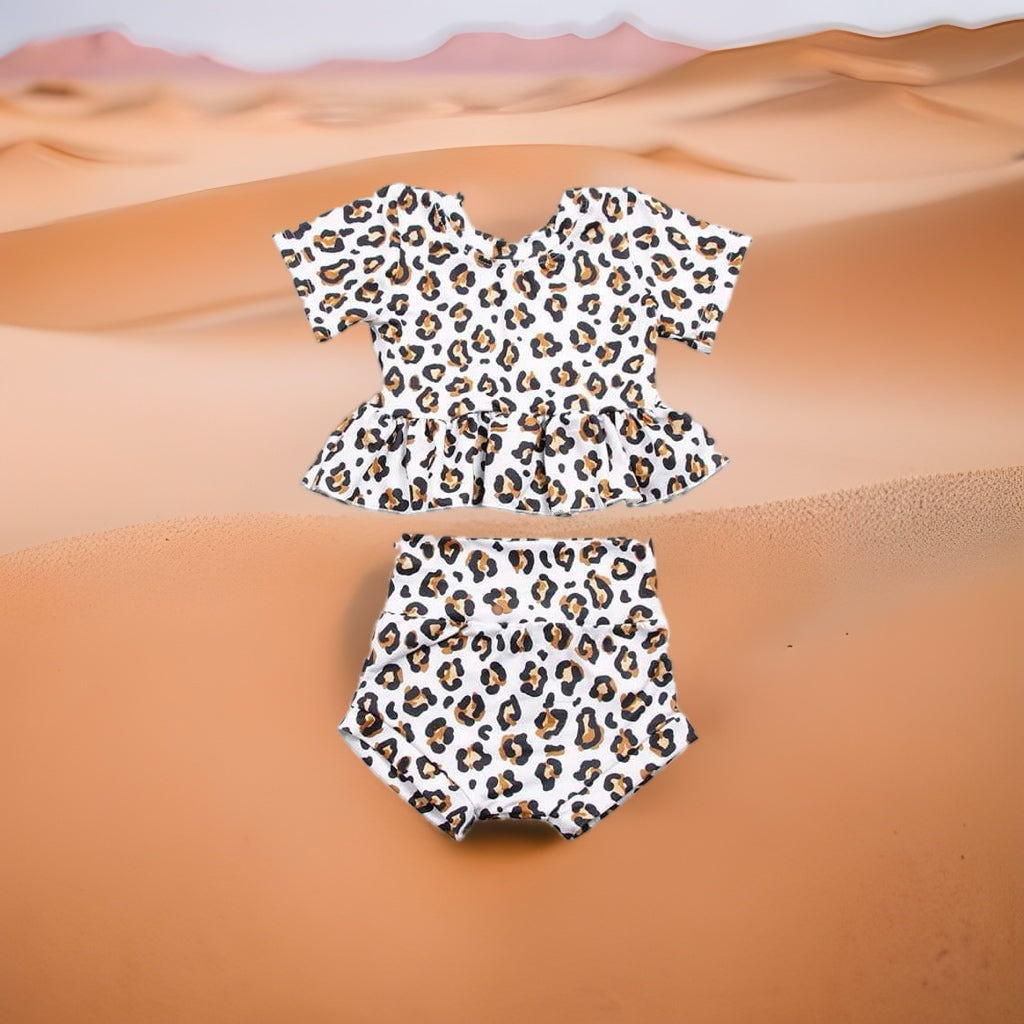 Girls Wild Leopard Set