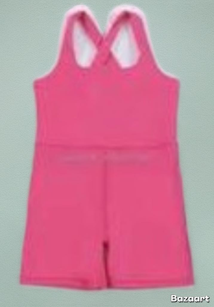 Pink One-piece Shortall