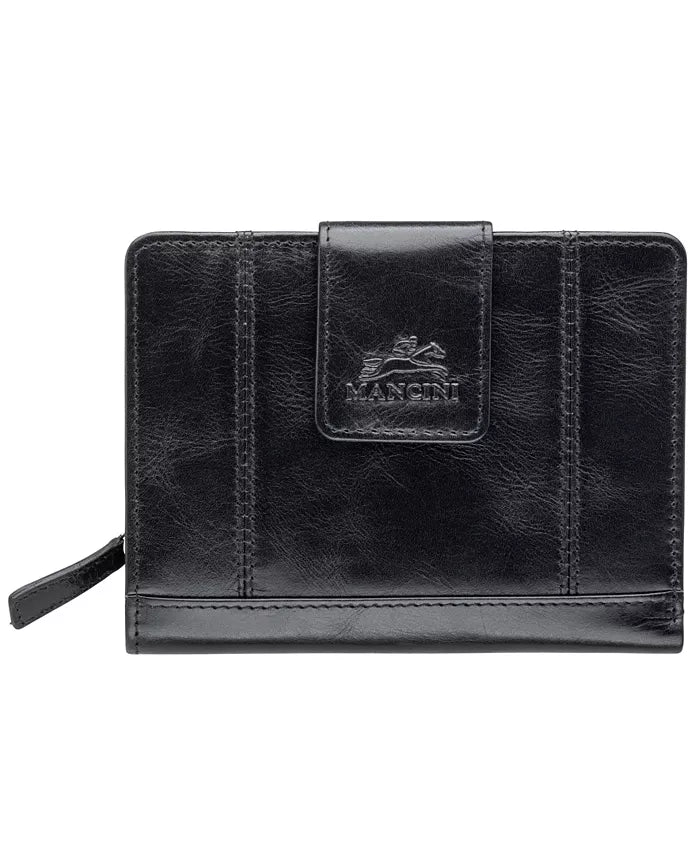Authentic Men's Casablanca Collection Medium Pebble Wallet- Red