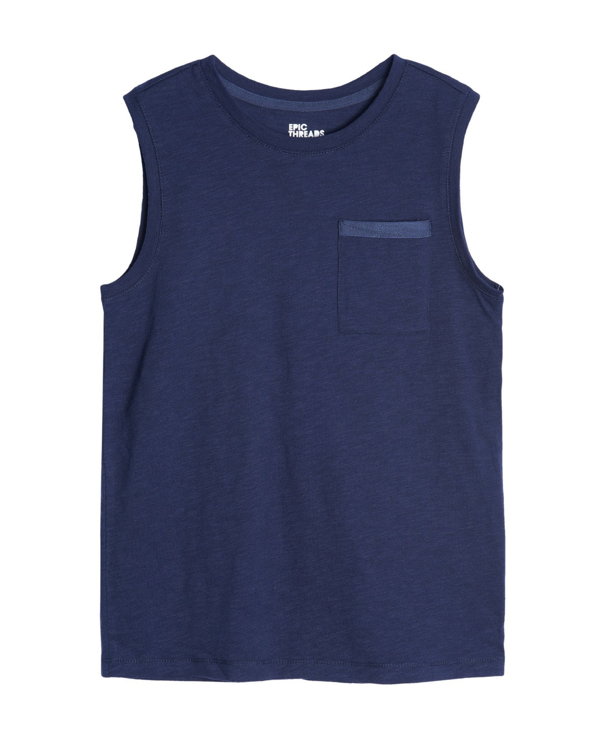 Epic Threads Big Boys Solid Pocket Tank Top