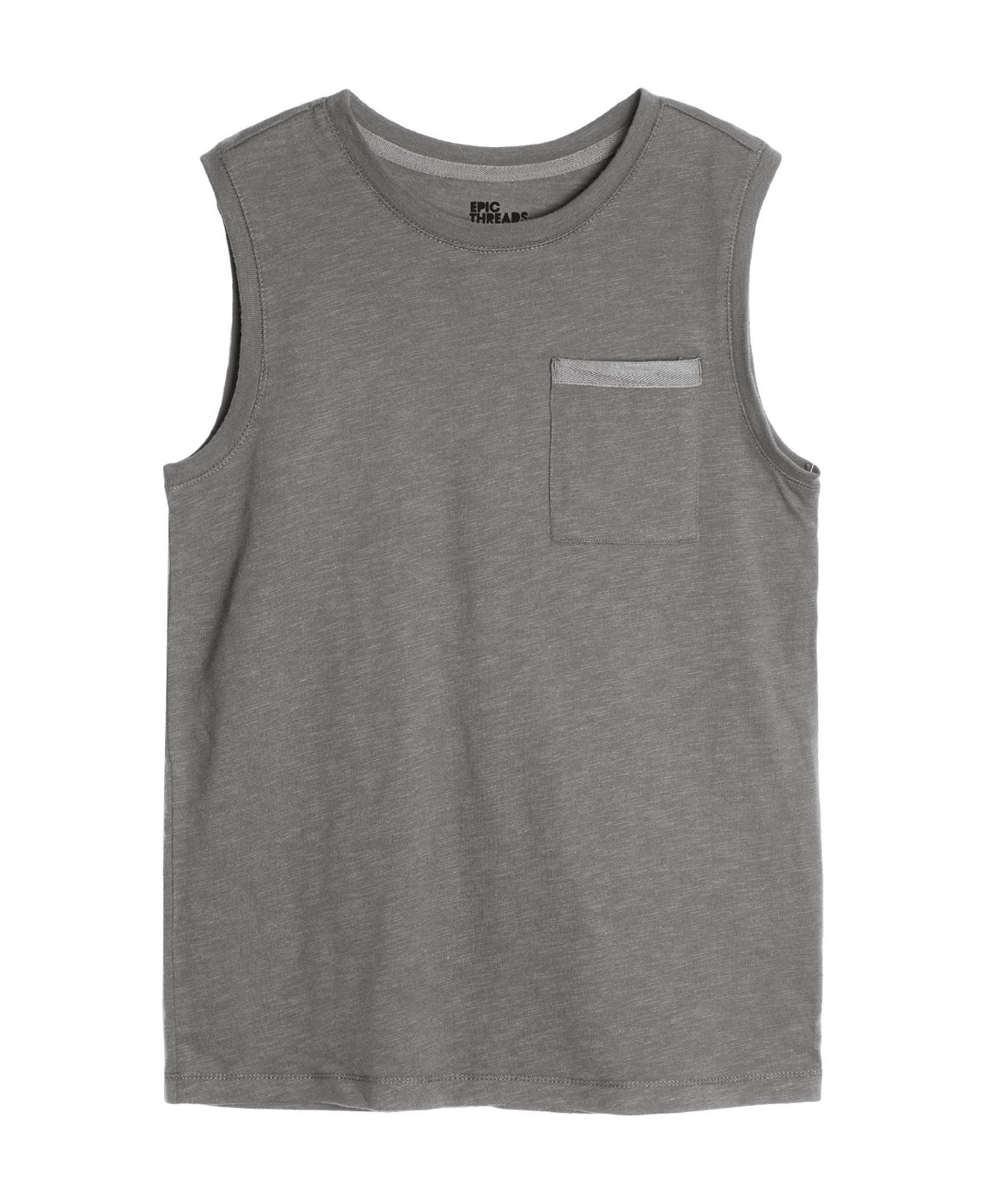 Epic Threads Big Boys Solid Pocket Tank Top
