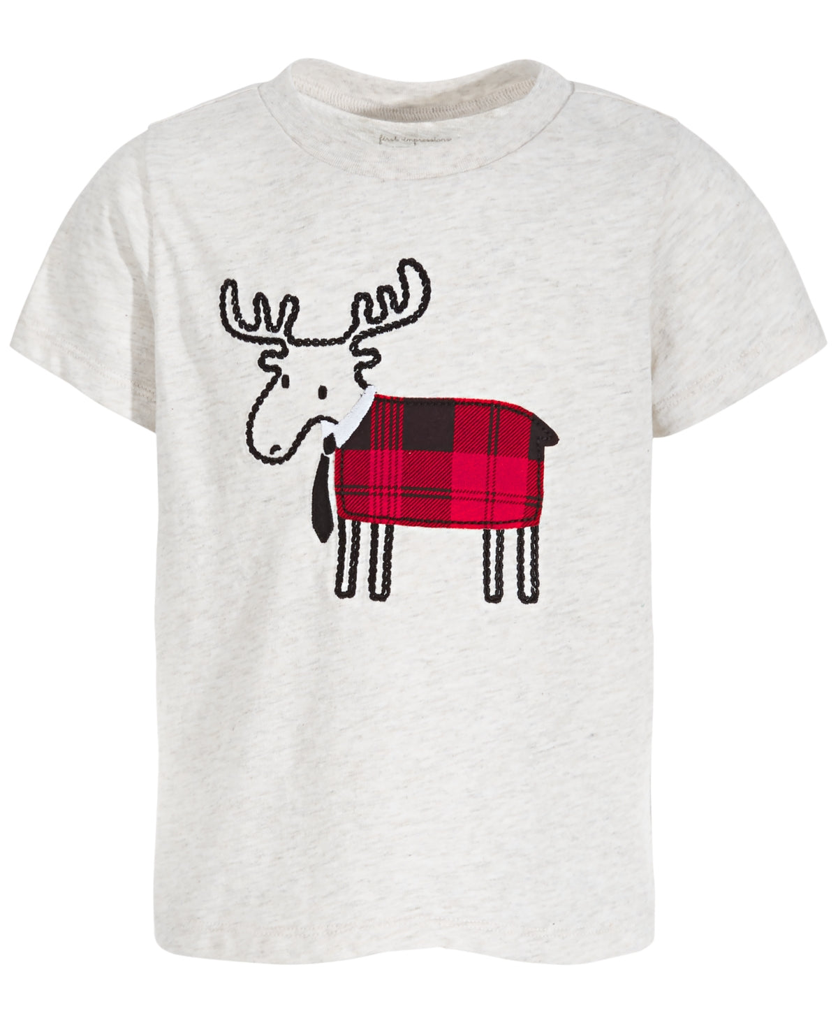 First Impressions Mix and Match Toddler Boy Short Sleeve Elk Tee