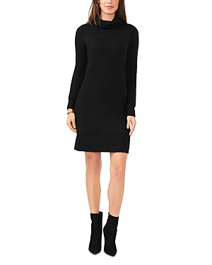 Vince Camuto Womens Turtleneck Mini Sweaterdress