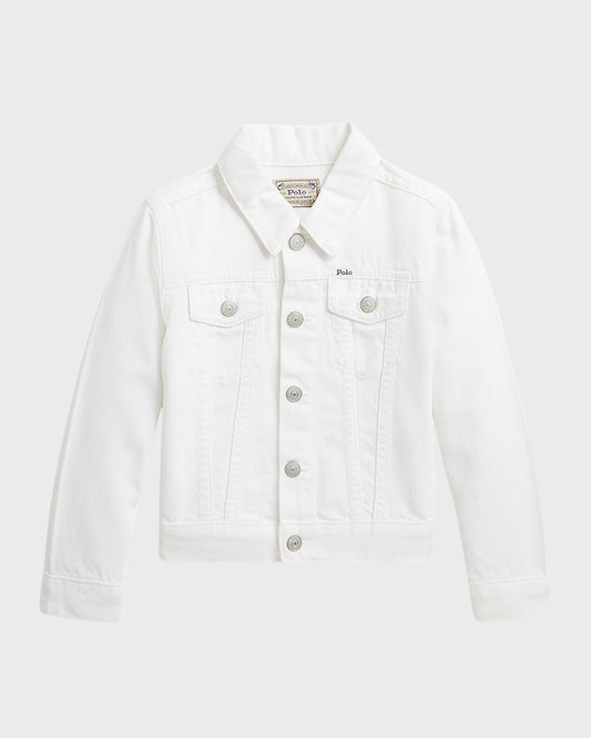 Polo Ralph Lauren Girls Denim Trucker Jacket - Poe Wash V
