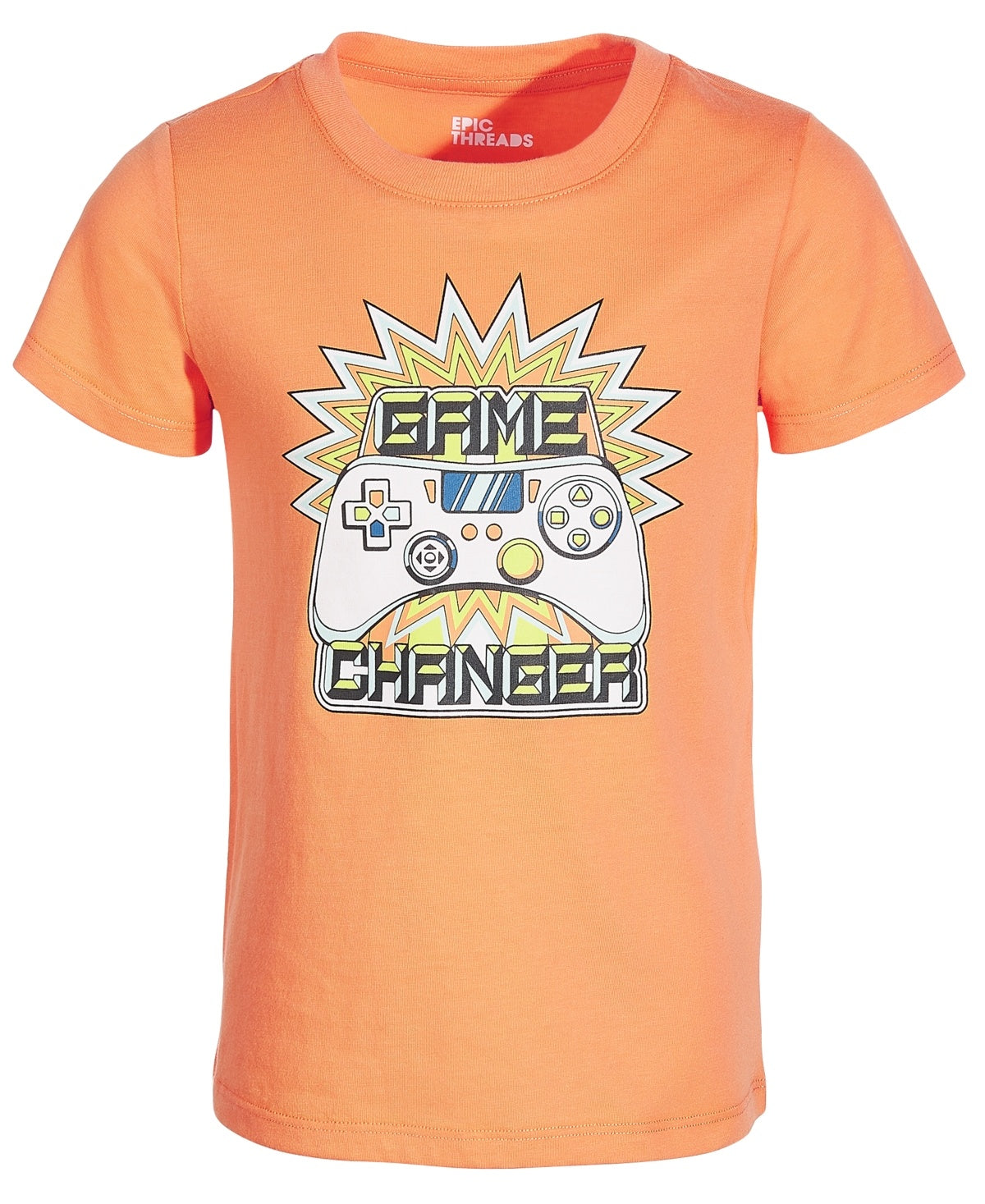 Epic Threads Boys Game Changer Graphic T-Shirt - Lily Orange