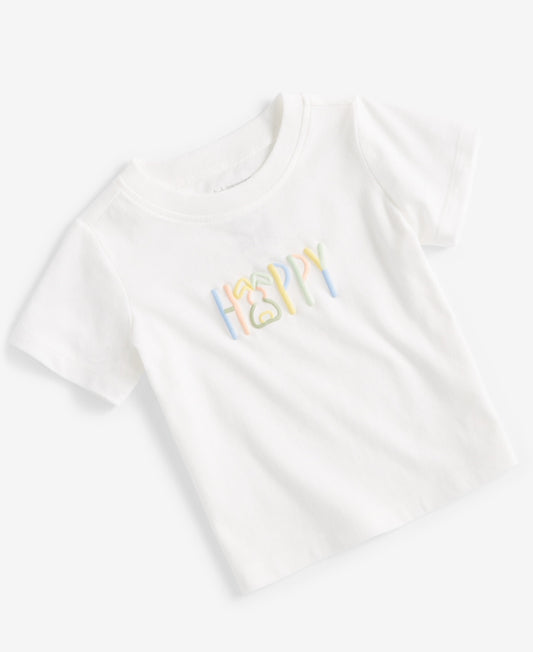 First Impressions Baby Boys Happy to Hop Graphic T Shirt