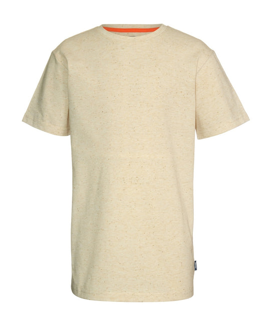 Univibe Big Boys Vaughn Nep Jersey Crew T-shirt - Khaki