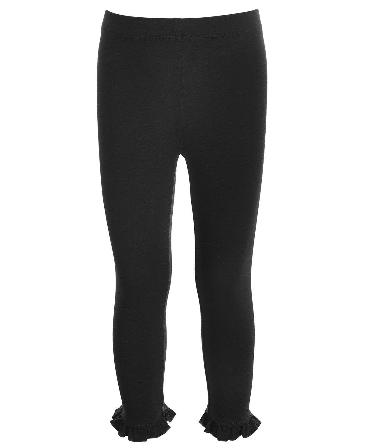 Epic Threads Girls Ruffle-Hem Capri Leggings - Deep Black