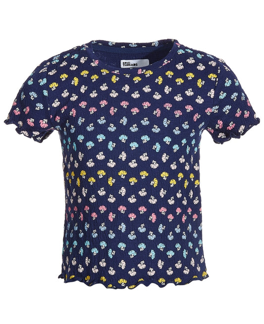 Epic Threads Little Girls Daisy Stripe Printed T-Shirt