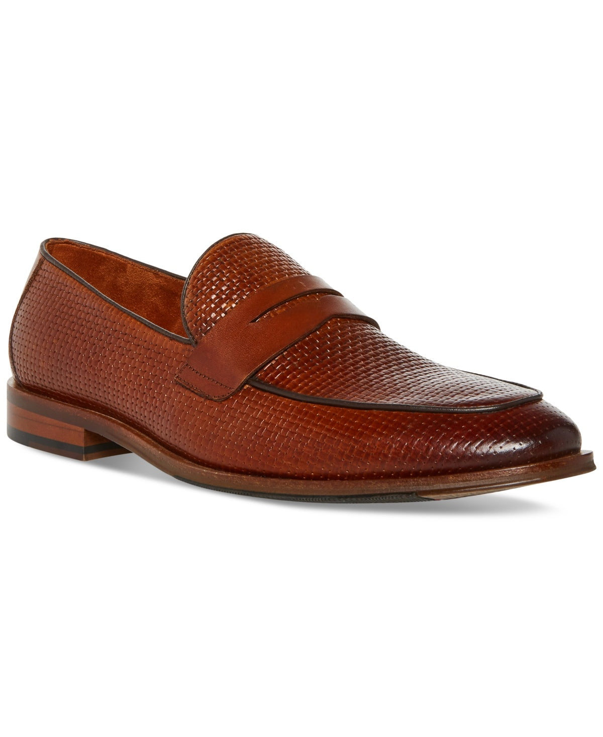Steve Madden Men's Tarin Woven Vamp Penny Loafer - Tan online $105.00