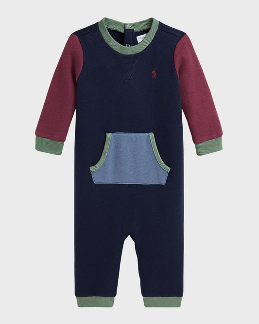 Polo Ralph Lauren Baby Colorblocked Fleece Coverall - Multi