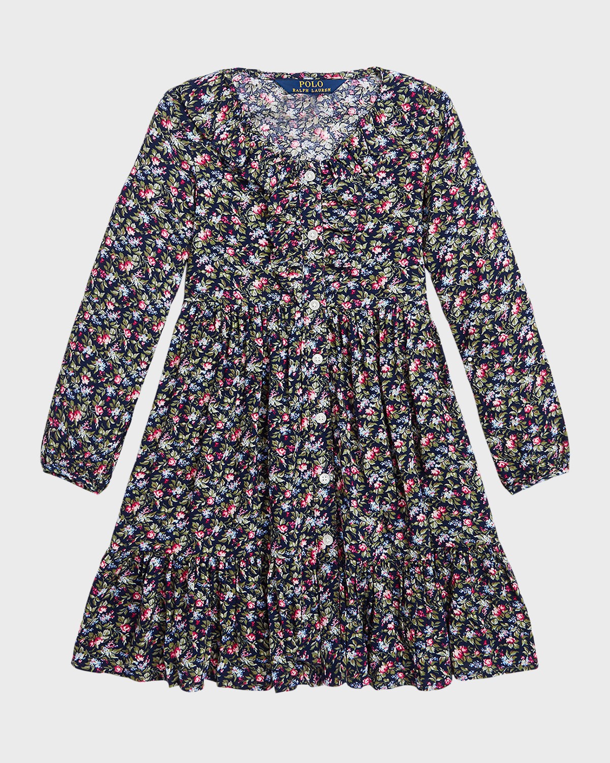 Polo Ralph Lauren Girl's Floral-Print Day Dress