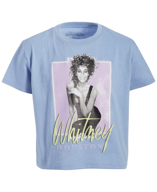 Grayson Threads Kids, the Label Big Girls Whitney Houston Graphic T-Shirt - Blue