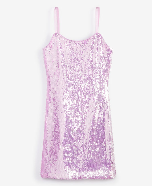With Jules Big Girls Sleeveless Sequin Bodycon Dress