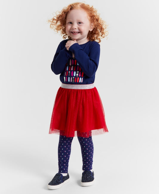 Epic Threads Toddler Girls Glitter Tulle Tutu Skirt