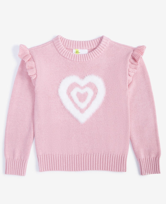 Epic Threads Toddler Girls Heart Crewneck Sweater