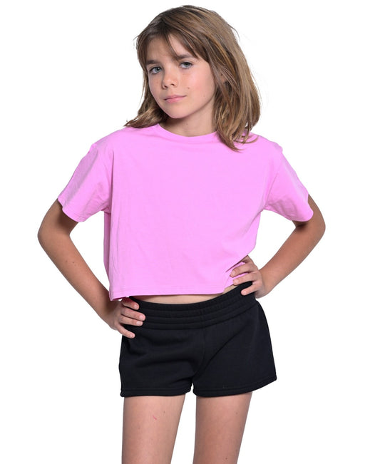 With Jules Big Girls Pull-on Sweat Shorts - Black